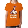 thumbnail image 1 of Tstars Honkus Ponkus Goose Shirt Funny Halloween Costume Witch Hat Women T-Shirt Large Orange, 1 of 5