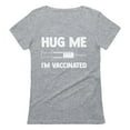 thumbnail image 1 of Tstars Hug Me I'm Vaccinated Funny Humor Shirt Immunization Pro-Vaccine Women Birthday Gift T Shirt, 1 of 6