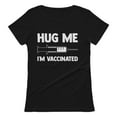 thumbnail image 1 of Tstars Hug Me I'm Vaccinated Funny Humor Shirt Immunization Pro-Vaccine Women Birthday Gift T Shirt, 1 of 6