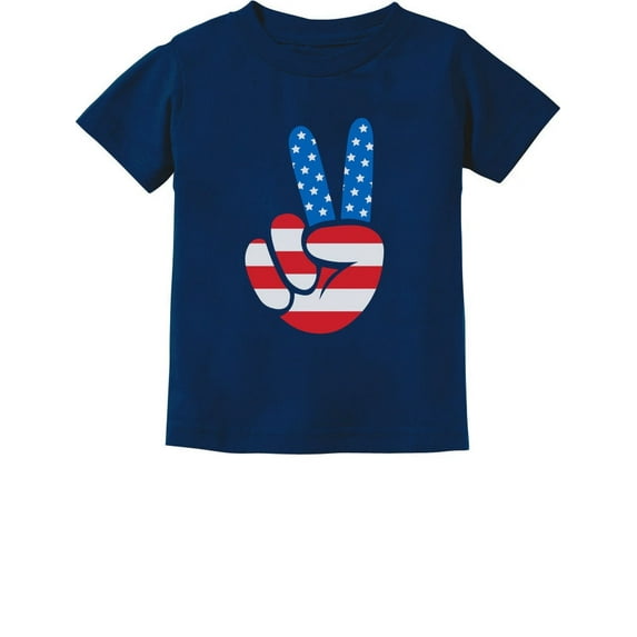 Tstars Kid's 4th of July T-Shirt - USA Dinosaur Patriotic Design - Unisex Independence Day Apparel - Unique Gift - American Flag Themed Toddler Tee - Durable & Comfortable - 3T Navy