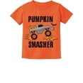 thumbnail image 1 of Tstars Pumpkin Smasher Jack O' Lantern Halloween Toddler Kids T-Shirt 2T Orange, 1 of 8