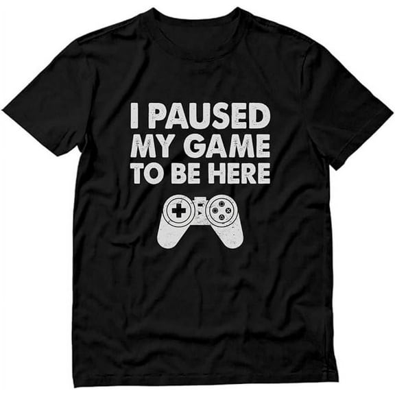 Tstars Men's Gamer T-Shirt - Gift for Dad, Husband, Son, Gamer - M, Black