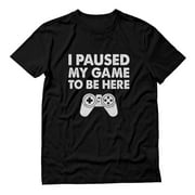 Tstars Men's Gamer T-Shirt - Unique I Paused My Game Graphic Tee - Perfect Gift for Dad, Husband, Son - Ideal for Gaming Enthusiasts