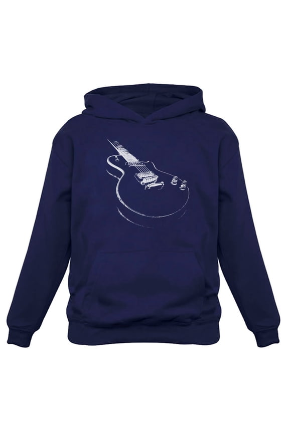 Men's Hoodie - Cool Guitar-Themed Birthday & Father's Day Gift for Guitarists - Musician's Apparel - Electric Guitar Print - Best Birthday and Special Occasion Gift for Dad