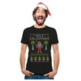 thumbnail image 1 of Tstars Men's Mele Kalikimaka Hawaiian Santa Ugly Christmas T-Shirt, 1 of 5