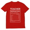 thumbnail image 1 of Tstars Men's Teacher T-Shirt - Back to School Apparel - Educational & Humorous Teacher Nutritional Facts Design - Perfect Teacher Appreciation Gift - Fun Teaching Themed - Ideal for School Year Start, 1 of 7