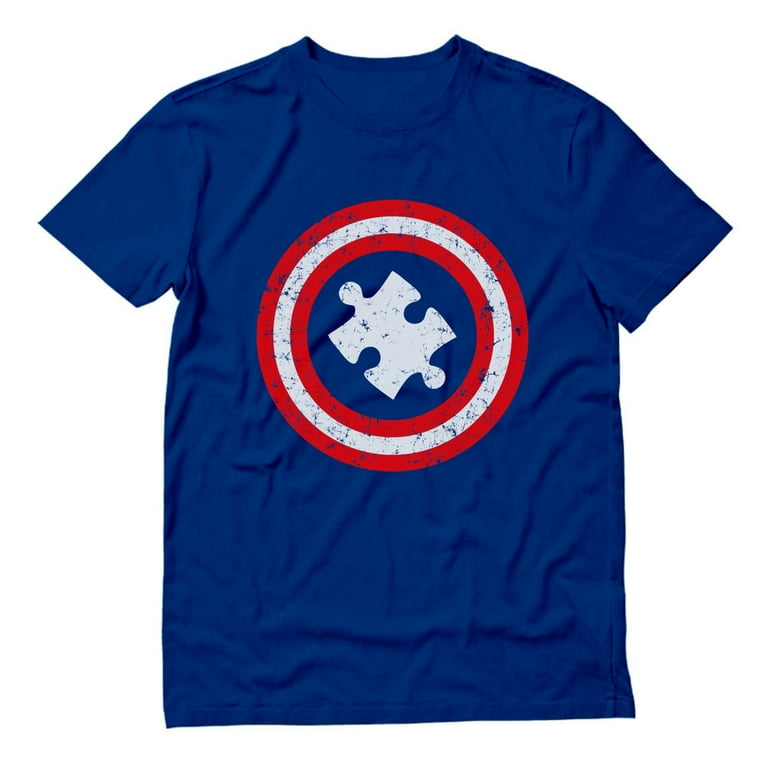 Captain Autism T-Shirt - Autism Awareness Superhero Shirts Captain Autism T-Shirt - Autism Awareness Superhero Shirts