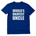 thumbnail image 1 of Tstars Mens Best Uncle Shirt Gifts for Uncle Worlds Okayest Uncle Best Uncle Gift Tee for Him Funny Humor Relatives Family T Shirt, 1 of 4