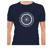 Tstars Mens Bicycle Shirt Cyclist Gift for Men Eat Sleep Cycle Repeat Gift for Cyclist Biking Bike Riders Cycling Tee Cycle Biking Road Mountain Riders T Shirt