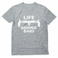 thumbnail image 1 of Tstars Mens Bicycle Shirt Cyclist Gift for Men Life Behind Bars Gift for Bike Riders Bicycle Funny Humor Cycling Tee Cycle Biking Road Mountain Riders T Shirt, 1 of 4