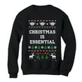 thumbnail image 1 of Tstars Mens Christmas Is Essential Funny Humor Quarantine 2020 Ugly Christmas Sweatshirt, 1 of 5