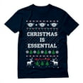thumbnail image 1 of Tstars Mens Christmas Is Essential Funny Humor Quarantine 2020 Ugly Christmas T Shirt, 1 of 5