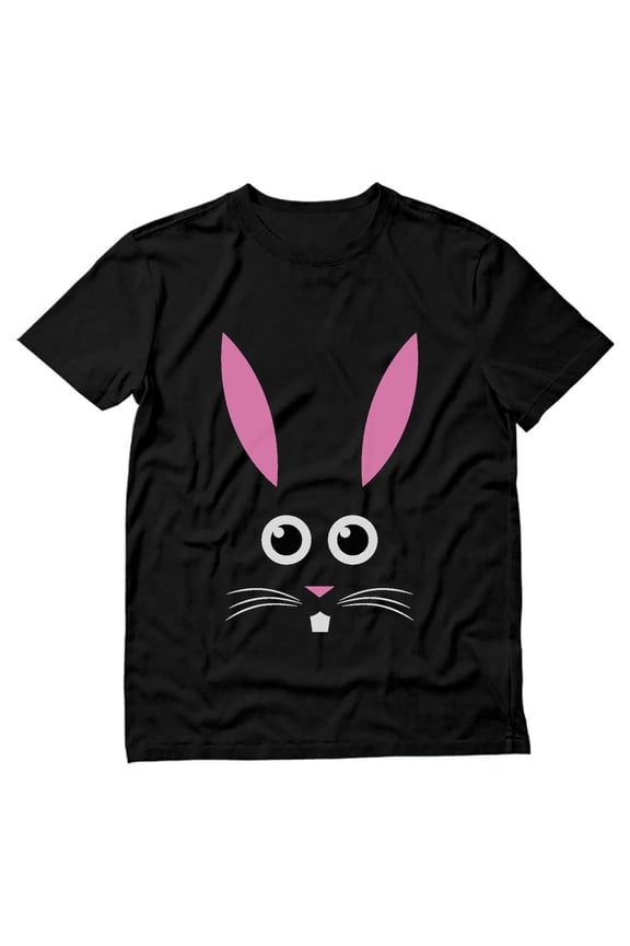 Mens Easter Holiday Shirts Easter Bunny Face Shirt Easter Rabbit Happy Easter Party Shirts Easter Gifts for Him Men T Shirt