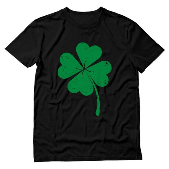 Tstars Mens Four Leaf Clover St Patricks Day Irish Shamrock Mens St Patricks Day Cool Shirts Gift for Him Irish T Shirt