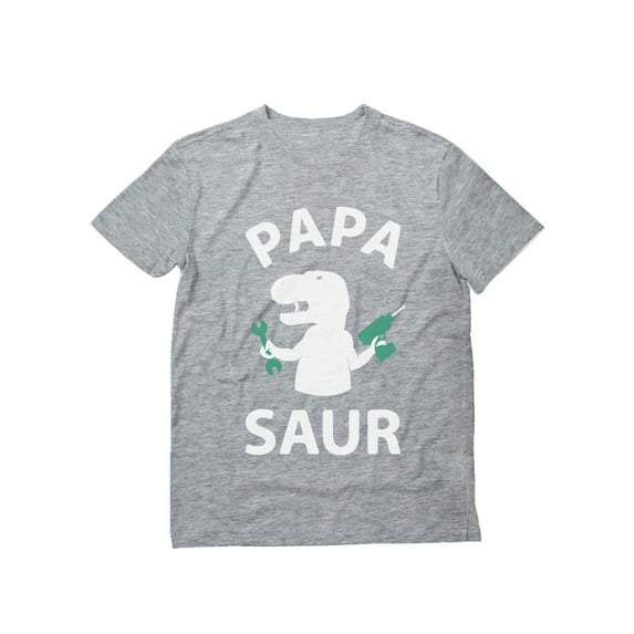 Tstars Mens Gifts for Dad Father's Day Shirts Birthday Gift Papa Saur Funny Humor T Rex Dad Shirt for Grandpa Dad Father's Cool Best Gift for Dad Grandpa Day T Shirt
