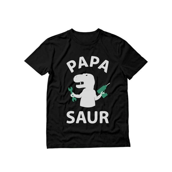 Tstars Mens Gifts for Dad Father's Day Shirts Birthday Gift Papa Saur Funny Humor T Rex Dad Shirt for Grandpa Dad Father's Cool Best Gift for Dad Grandpa Day T Shirt