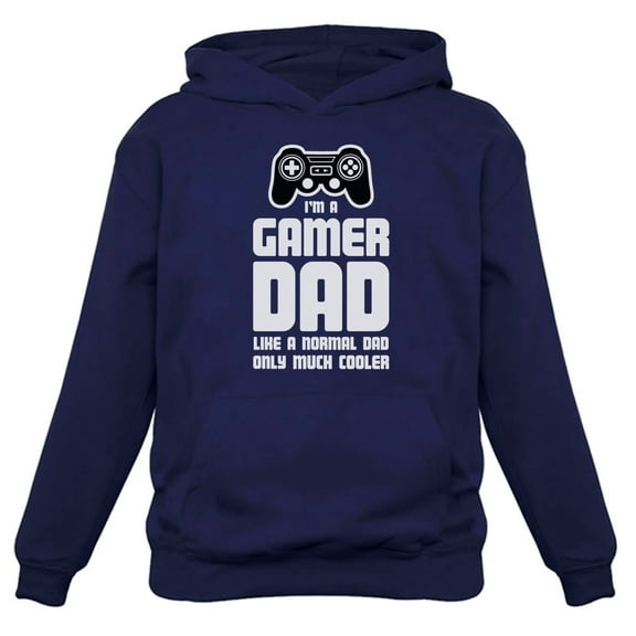 Tstars Mens Gifts for Dad Father's Day Shirts - Gamer Dad Hoodie - Gift for Fathers Who Love Gaming - Cool and Comfortable Hoodie for Dad - Ideal for Father's Day, Birthdays, and Special Occasions