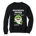 thumbnail image 1 of Tstars Mens Gifts for Dad Father's Day Shirts Grandpa Shark Doo Doo Doo Baby Shark Papa Cool Best Gift for Grandpa Sweatshirt, 1 of 5