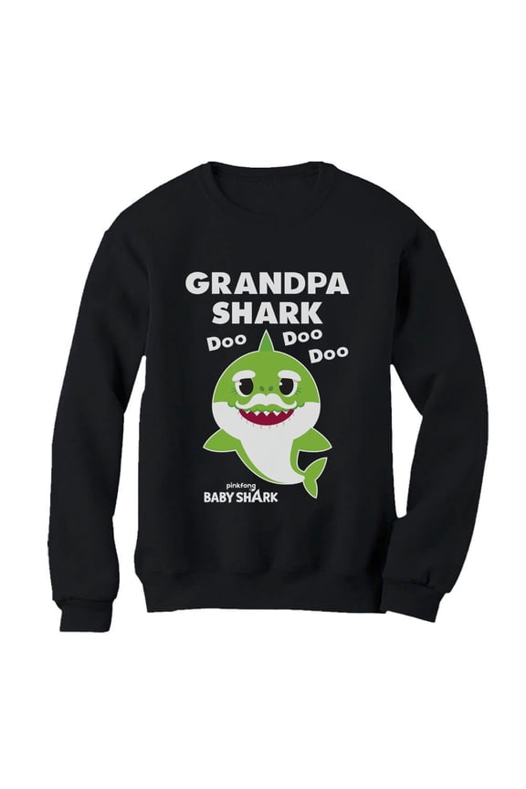 Mens Gifts for Dad Father's Day Shirts Grandpa Shark Doo Doo Doo Baby Shark Papa Cool Best Gift for Grandpa Sweatshirt