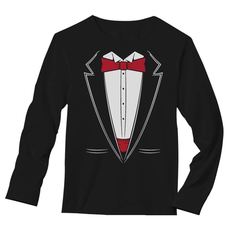  Halloween Costume Tuxedo T-shirt Skeleton Rib Cage Bow Tie :  Clothing, Shoes & Jewelry