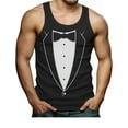thumbnail image 1 of Tstars Mens Halloween Party Shirt Printed Tuxedo with Bowtie Suit Tank Top Funny Humor Tux Trick or Treat Day of the Dead Shirt for Men Tank Top Singlet, 1 of 6