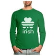 thumbnail image 1 of Tstars Mens Irish Shamrock Gifts for Irish St Patricks Day Clover Mens St Patricks Day Awesome Shirts Gift for Him Irish Shirt Pride Proud Irish Long Sleeve Graphic T Shirt, 1 of 6