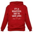 thumbnail image 1 of Tstars Mens Nurse Shirts Gift for Nurse It's a Beautiful Day to Save Lives Nursing MD Medical Hoodie, 1 of 3