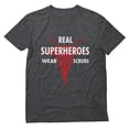 thumbnail image 1 of Tstars Mens Nurse Shirts Gift for Nurse Real Superheroes Wear Scrubs Nursing MD Medical T Shirt, 1 of 6