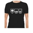 thumbnail image 1 of Tstars Mens Programmer Shirts Gift Idea for Programmer Eat Sleep Code Funny Humor Coder Software Engineer Computer Code Geek Men T Shirt, 1 of 4