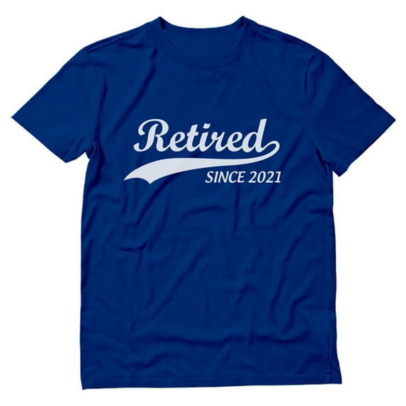 Tstars Mens Retirement Gifts Retirement Shirt Retired Since 2021 Tshirt Retired T-shirt Funny Humor Novelty Retired Tee T Shirt