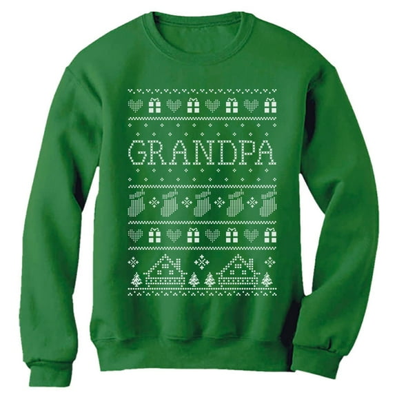 Tstars Mens Grandpa Sweatshirt Gift for Papa Christmas Gift Funny Humor Holiday Shirts Xmas Party Christmas Gifts for Him Sweatshirt Ugly Xmax