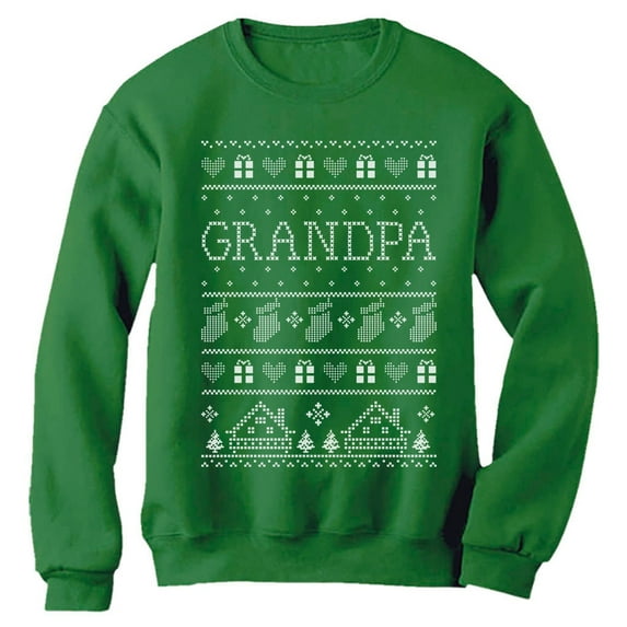 Tstars Mens Grandpa Sweatshirt Gift for Papa Christmas Gift Funny Humor Holiday Shirts Xmas Party Christmas Gifts for Him Sweatshirt Ugly Xmax