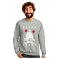 thumbnail image 1 of Tstars Mens Ugly Christmas Sweater Jesus Birthday Christmas Gift Funny Humor Holiday Shirts Xmas Party Christmas Gifts for Him Sweatshirt Ugly Xmas Sweater, 1 of 6
