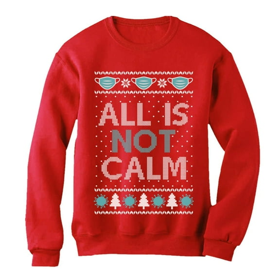 Tstars Men's Funny Christmas Sweatshirts – Quarantine Christmas Theme