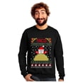 thumbnail image 1 of Tstars Mens Ugly Christmas Sweater Taco Santa Taco Lovers Christmas Gift Funny Humor Holiday Shirts Xmas Party Christmas Gifts for Him Sweatshirt Ugly Xmas Sweater, 1 of 5