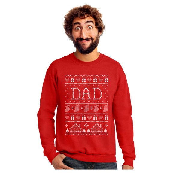 Tstars Mens Gift for Husband Dad Father Christmas Holiday Shirts Xmas Party Funny Humor Sweatshirt