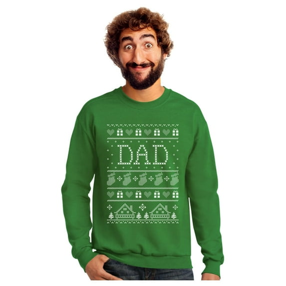 Tstars Mens Gift for Husband Dad Father Christmas Holiday Shirts Xmas Party Funny Humor Sweatshirt