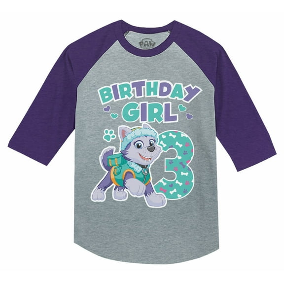 Tstars Paw Patrol 3 Birthday Girl Shirt For Girls Toddler 3rd Birthday Shirt