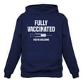 thumbnail image 1 of Tstars Pro Vaccination Fully Vaccinated Shirt Pro Immunization Nurse Women Birthday Gift Hoodie, 1 of 5