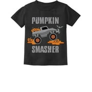 Tstars Pumpkin Smasher Jack O' Lantern Halloween Toddler Kids T-Shirt 2T Black