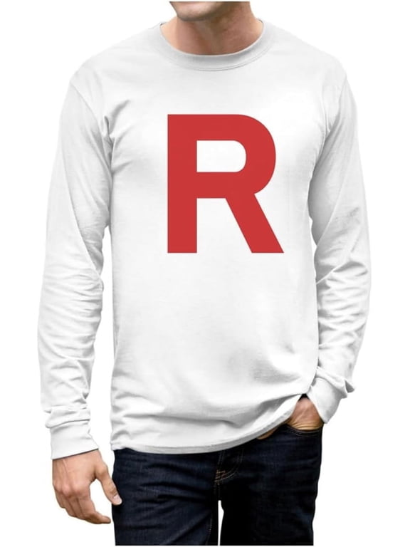 Rocket Inspired Shirt Halloween Costume Men's Long Sleeve Tshirt