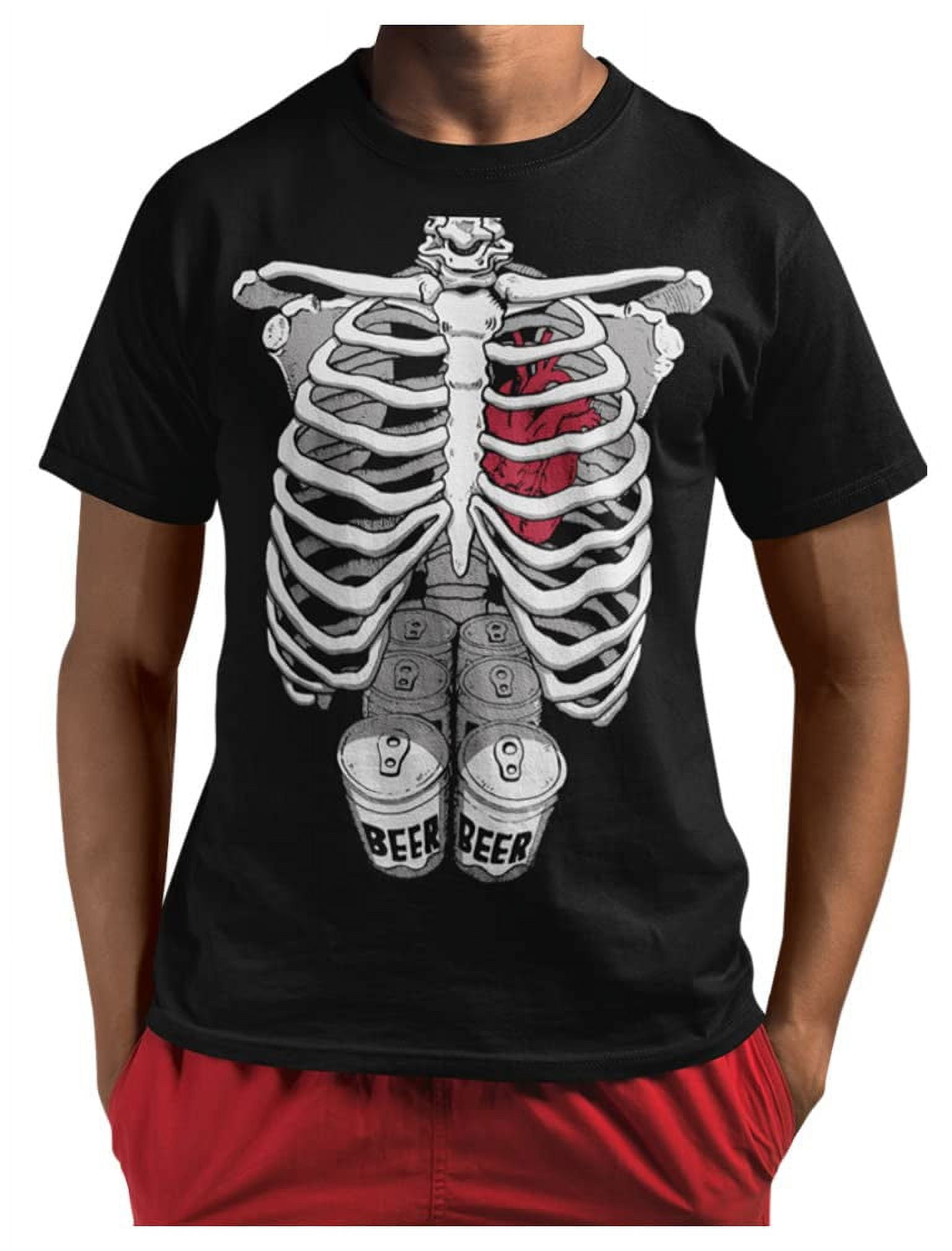 Funny Skeleton Chest Halloween Gift T shirts' Men's Premium T