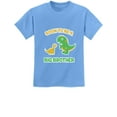 thumbnail image 1 of Tstars - Soon To Be A Big Brother Gift Idea - Raptor Dinosaur Kids T-Shirt 4T California Blue, 1 of 6