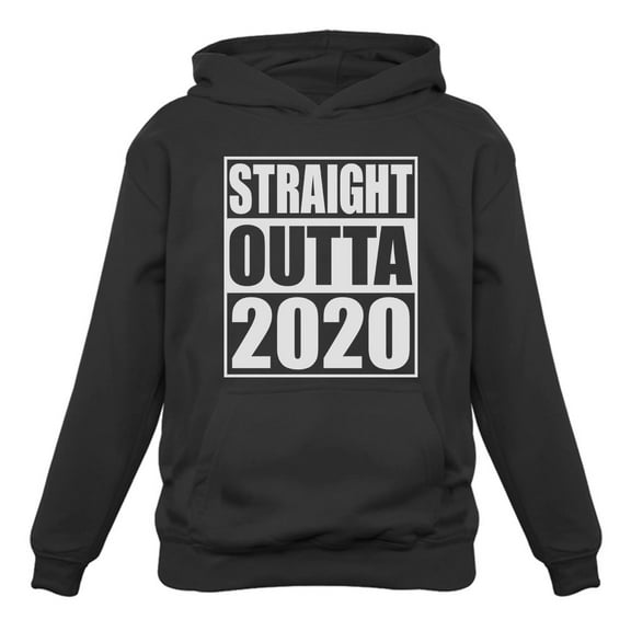 Tstars Straight Outta 2020 Quarantine Happy New Year Women Birthday Gift Hoodie