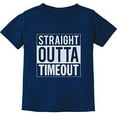 thumbnail image 1 of Tstars Straight Outta Timeout Kids T-shirt - Humorous Graphic Tee - Fun Graduation Gift for Boys - Toddler & Infant Shirt - Cool Attire for Back to School - Unisex Kids Apparel - 18M Navy, 1 of 2