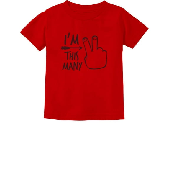 Tstars Toddler Boys 2nd Birthday T-Shirt - Unisex Birthday Gift - Celebratory Graphic Tee for Two-Year-Old - Fun Birthday Party Apparel - High-Quality Cotton T-shirt for Kids