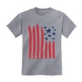 thumbnail image 1 of Tstars Unisex Artistic Patriot T-shirt - Child's Doodle of American Flag for 4th of July Celebrations- Patriotic Tee for Independence Day- Ideal Gift for Kids- Soft Cotton Tee- X-Small Gray, 1 of 6