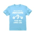 thumbnail image 1 of Tstars Unisex 'Awesome 9 Year Old' T-Shirt - Perfect Gift for 9th Birthday - Kid's Party Wear - Unique Birthday Celebration Tee - Humorous Youth Shirt for Boys and Girls - Cotton Kids' Apparel, 1 of 8