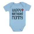 thumbnail image 1 of Tstars Unisex Birthday Baby Bodysuit - Happy Birthday Mommy Outfit for Baby Boy and Girl - Unique Baby Shower Gift - Cotton Comfort for Birthday Party Celebrations, 1 of 6