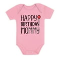 thumbnail image 1 of Tstars Unisex Birthday Baby Bodysuit - Happy Birthday Mommy Outfit for Baby Boy and Girl - Unique Baby Shower Gift - Cotton Comfort for Birthday Party Celebrations, 1 of 6